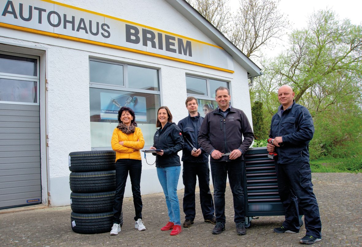 Ein starkes Team beim Autohaus Briem in Mengen!